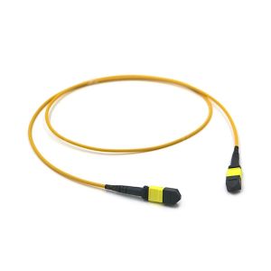 MPO Trunk Cable Female to Female Single Mode (OS2) with 12/24/48/72 Fibers and 0