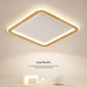 Modern Ceiling Lights Living Room Art dero Cloud round Wooden ceiling lights(WH