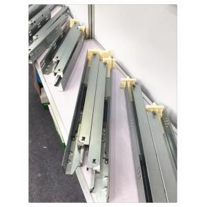 Galvanized Cabinet Drawer Slides , Bottom Mount Drawer Slides Anti Rust