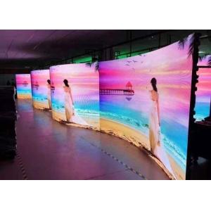 P3.91mm Curved Led Video Wall Wide Viewing Angle For Outdoor Stage Events