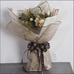 Florist Wrapping Paper Customized Color Plastic Flower Wrap Matte Edge