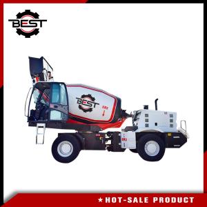 Self Loading Truck Mobile Concrete Mixer Lorry With Loader 5.5 Cubic For