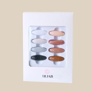 Custom Printed Empty Rubber Band Hairpin Hijab Pin Packaging Box