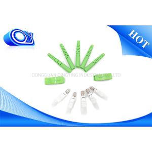 Good Durability Fiber Optic Patch Cord SC APC Connectors PVC / LSZH Jacket