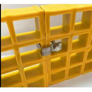 Custom Size Color Thickness Molded Fiberglass Grating FRP GRP Mesh Plastic