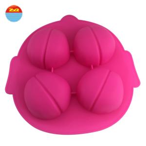 Factory wholesale silicone Ice Tray Cake mold Custom Brain ice cube tray mold