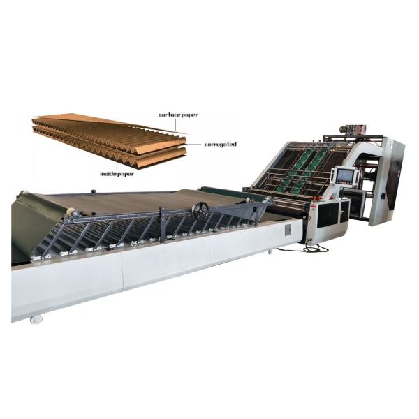 Full Automatic Corrugated Paperboard Flute Laminating Machine For Corrugated
