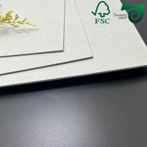FSC Certified 1200gsm Uncoated Book Binding Board For Photo Frames Recycled Pulp
