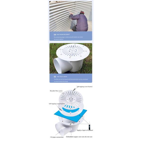 Outdoor Indoor Flexible Water Tank Recirculating Aquaculture System Tilapia Fish Farming Tank