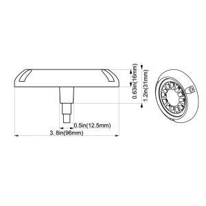 Submersible 90D 316L IP68 LED Swimming Pool Lights