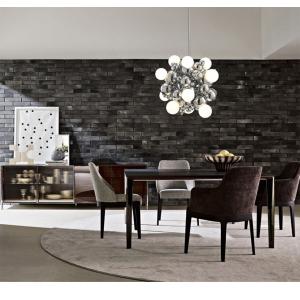 Postmodern Glass Ball Chandelier Lighting Nordic Minimalist LED Hanging Lamp(WH