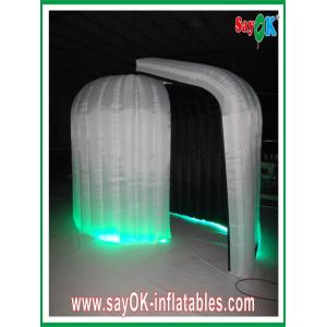 Advertising Booth Displays Durable Rounded Inflatable Blow Up Photobooth 3 X 2.3