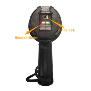 1100 Lumens Handheld Rechargeable LED Spotlight With Rubberized Lens Protector