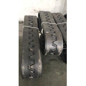 Infrastructure Rubber Tracks Asphalt Paver Parts With 53 Links