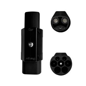 Cheap 7kw 32A NACS AC EV Charging Adapter for NACS Type2 Charging Pile to Upgrade/ Retrofit Tesla in Black for sale