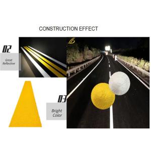 Standard AASHTO M249 High Reflective Thermoplastic Road Marking Paint With 30%