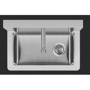 Factory Wall Mounted Hung Single Wash Trough Basin Utility Stainless Steel 304