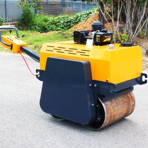 Cheap 500KG Road Roller Factory Price of Vibratory Double Drum Road Roller Walk Behind Roller for sale