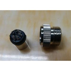 MINI DIN 6P Female connector with shell