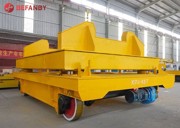 Quality Factory Customized 20T Rail Electrical Transfer Trolley With Track wholesale