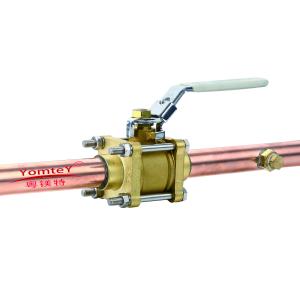 Cheap YomteY Brass Medical Gas Ball Valve with Locking device for sale