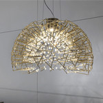 Crystal Hanging Lights Stainless Steel Chandelier D60*H60cm 110V-240V
