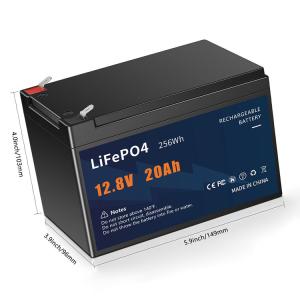 12V 20Ah Lithium Iron Phosphate Battery AGV Lithium Battery For Energy Storage