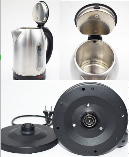 Food Grade 201 Stainless Steel Electric Water Kettle 1.7 Liter Large Capacity