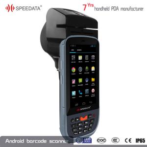 Cheap Android Security Rugged Barcode Scanner With Bluetooth WIFI GPRS for sale
