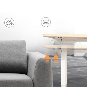 Height Adjustable Dual Motor Coffee Standing Table for Modern Luxury Office