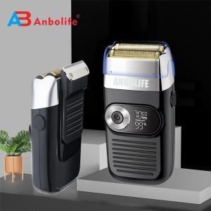 IPX7 Waterproof Men's Electric Razor with 600mAh Battery and 60-90min Working