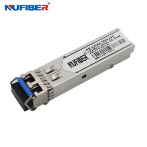 155Mb/s SFP Transceiver Singlemode single fiber 40km 1310nm/1550nm LC DDM