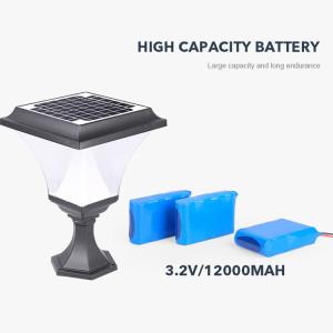 Intelligent Solar Pillar Light IP65 Water Resistant Multipurpose