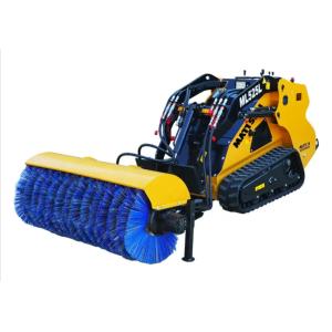 Skid Steer Loader Rotary Broom Sweeper Crawler Practical Backward Sweeper