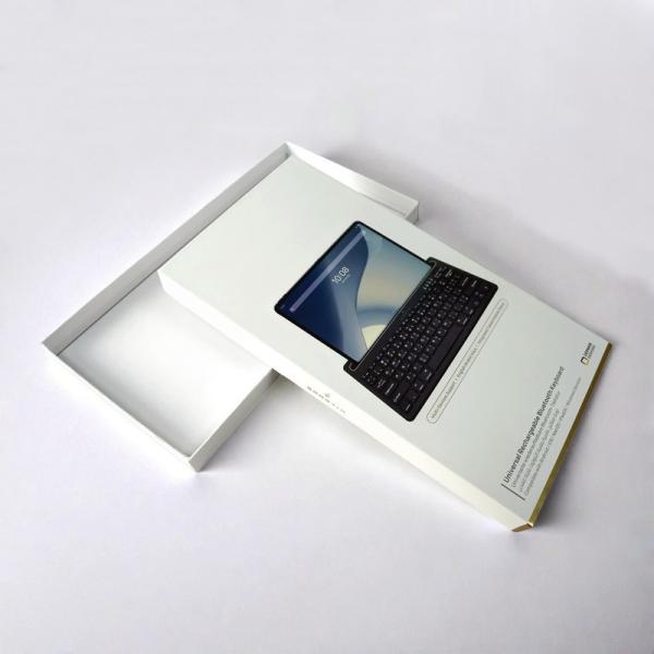 Quality Custom Logo Laptop Computer Cardboard Paper Box Packaging Lid And Base Box For  Wireless Ipad Keyboard wholesale