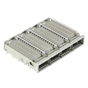 TE 2227249-1 ZQSFP+ Cage Ganged (1 x 4) With Heat Sink Connector 28 Gb/s