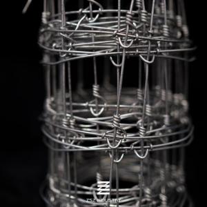 High Tensile Galvanized Steel Wire Mesh Fence Rolls Fix 18-208-15 100m