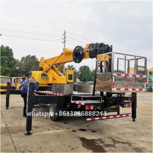 I SUZU 32m Single-row Telescopic Boom Aerial Work Truck With Small Flying Arm