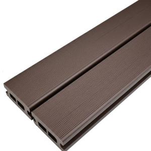 Eco-Friendly WPC Decking Panel 3000mm Anti-Slip Fireproof