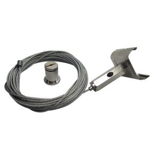 Cable Suspension Assembly Hanging Steel Wire Rope Stopper Ceiling Attachment For