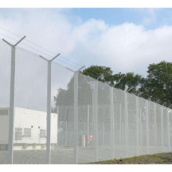 Clearvu Security Fencing Panels Height2100mm*Width2515mm Mesh 12.7mm*76.2mm*3.5mm diameter Pr-galvanized Powder Coated
