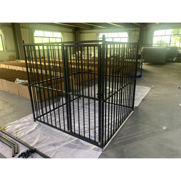 Outdoor Dog Kennel Heavy Duty Metal Frame Fence Dog Cage Outside Pen Playpen Dog Run House Without Roof