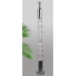 2024 Luxurious Interior Prefinished Crystal Pillar Balustrade Acrylic Baluster