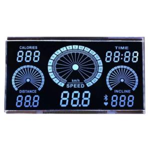 Custom Segment LCD Display For Forklift Gauge Cluster Number Display, Monochrome