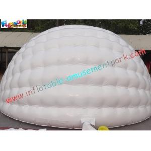Dome Inflatable Party Tent With Half Moon Building For Commercial