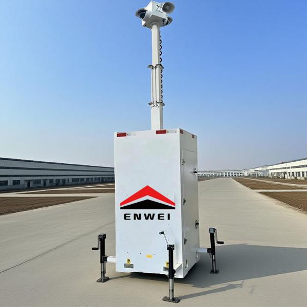 Quality High Mobility 5G Camera CCTV Security Tower For Factory Monitoring wholesale