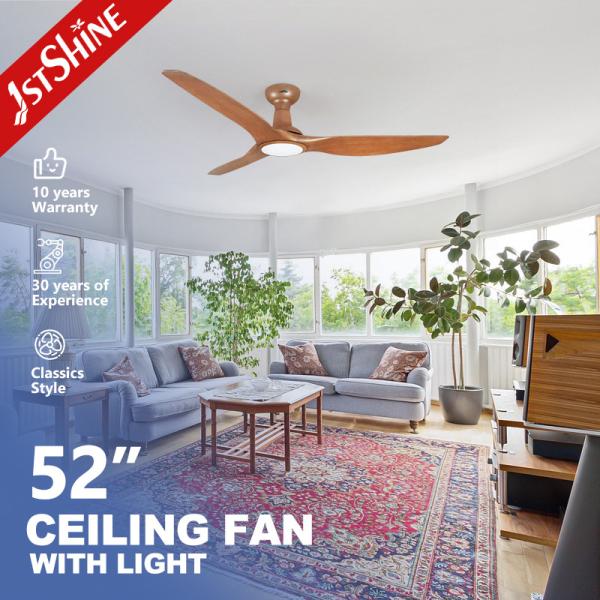 Quality 110-240V/50Hz-60Hz Mulit Colors Copper LED Ceiling Fan Light with Remote Control wholesale
