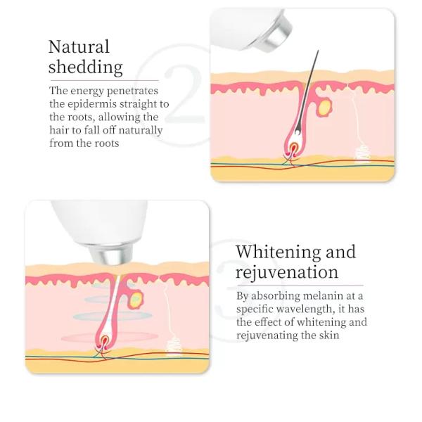 Portable Painless 808nm Diode Laser Hair Machine And Skin Rejuvenation Device