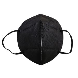Eco - Friendly Foldable Ffp2 Mask Non Stimulating Materials Black Color