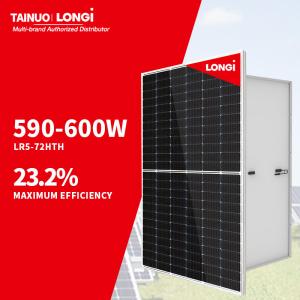 High Voltage Himo Hi mo 6 LONGi Solar Panel 590W 595W 600W with Half Cell
